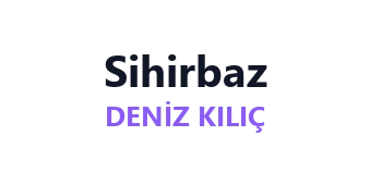Sihirbaz Deniz Kılıç logo
